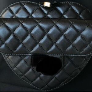 Black leather Fashion Bag
